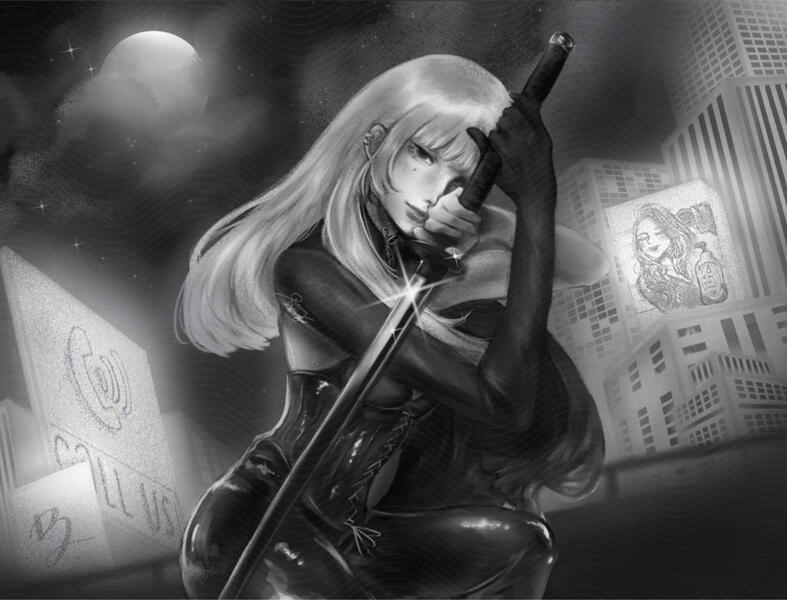 Fanart of @uqi32_'s OC^^!